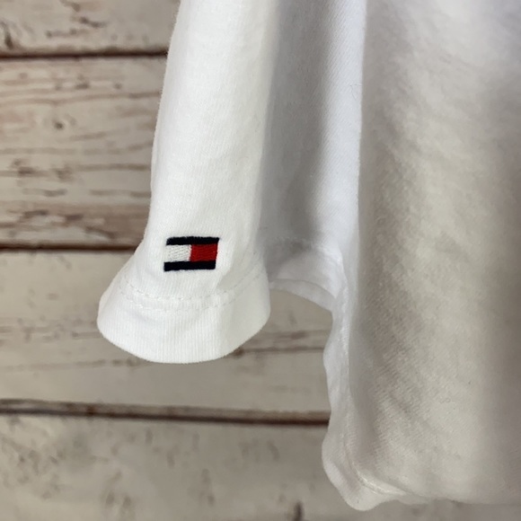 Tommy Hilfiger Tufted Logo Appliqué T-Shirt S - Picture 7 of 12